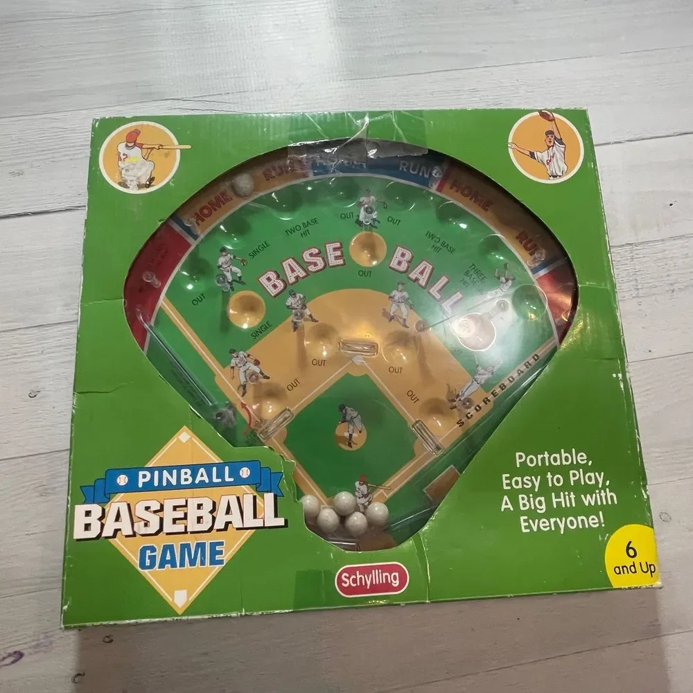 Schylling pinball baseball game‎